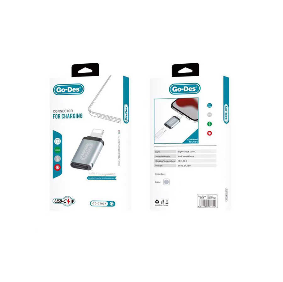 Go Des GD-CT027 Type-C to Lightning Çevirici - 2 Go Des GD-CT027 Type-C to Lightning Çevirici - 2
